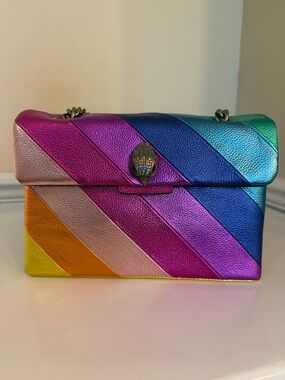 Kurt Geiger London: LEATHER KENSINGTON BAG